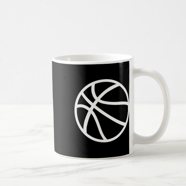 Basketball Logo  Coffee Mug (Right)