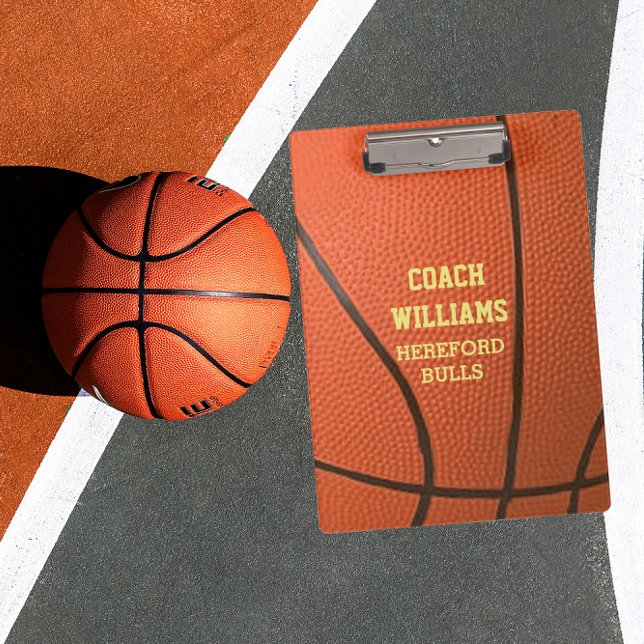 Basketball Look Personalised Clipboard (Creator Uploaded)