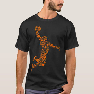 Basketball Looks Red basketball gift  T-Shirt