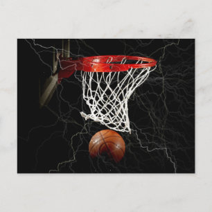 Basketball Love Action Motivation Postcard