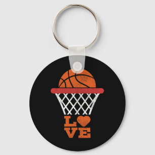 Basketball Love Basketball Lover Girl Boy Basketba Key Ring