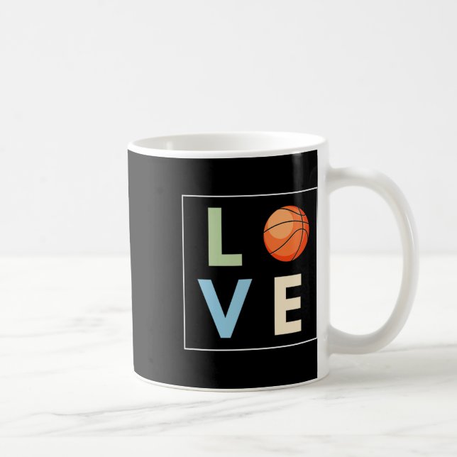 Basketball Love  Coffee Mug (Right)