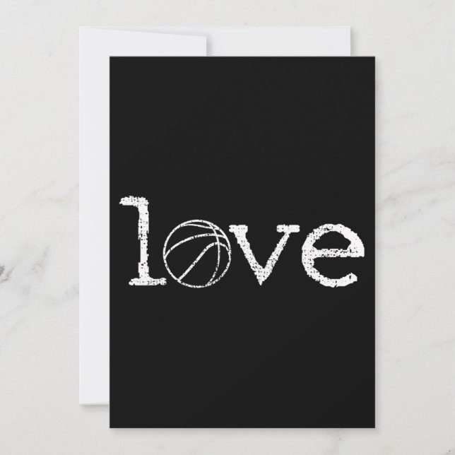 Basketball Love Holiday Card (Front)