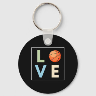 Basketball Love Key Ring