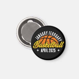 Basketball Lover Cool Player Modern Personalised Magnet