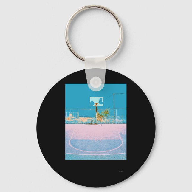 Basketball Lover No.4  Key Ring (Front)