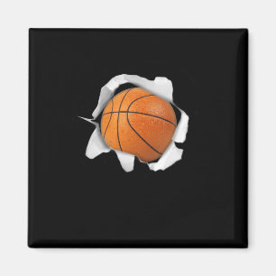 Basketball Lover Tee Ball Men Women Boys Girls Magnet
