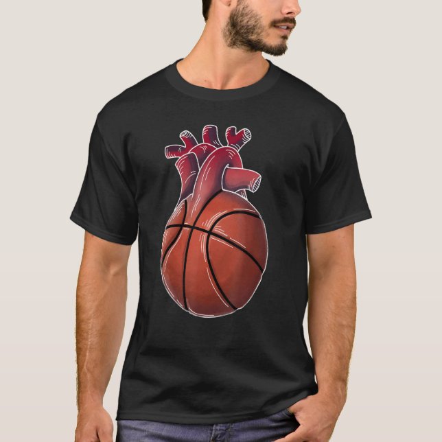 Basketball Lovers Streetball Player Design Dunking T-Shirt (Front)