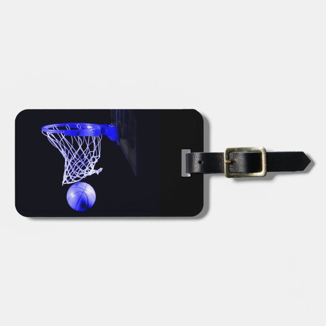 Basketball Luggage Tag (Front Horizontal)