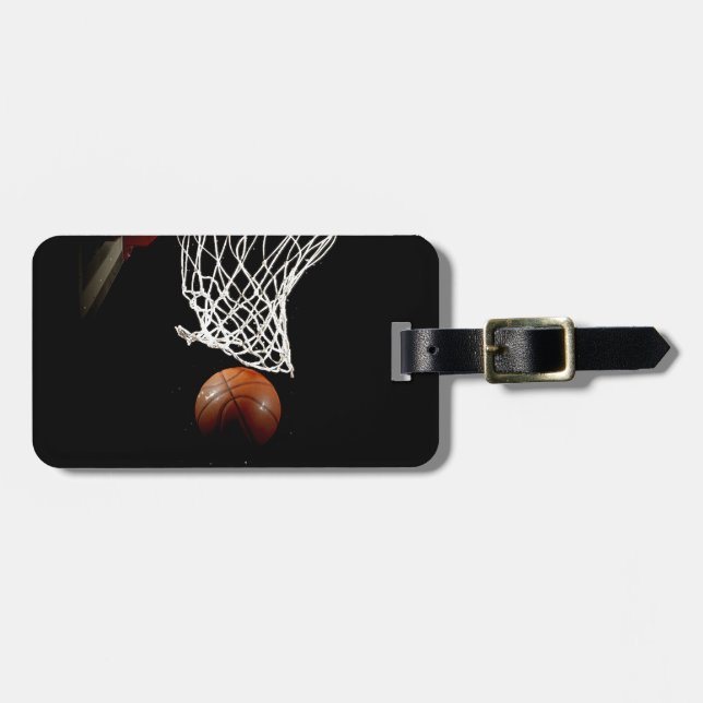 Basketball Luggage Tag (Front Horizontal)