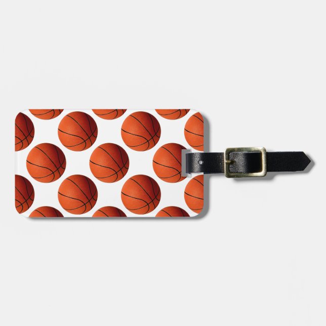 Basketball Luggage Tag (Front Horizontal)