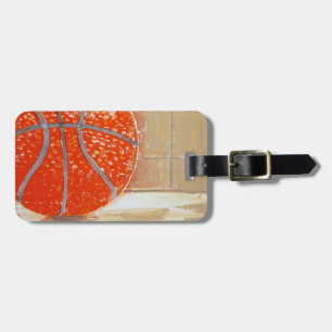 Basketball Luggage Tag