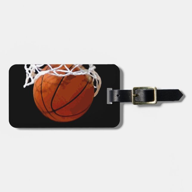 Basketball Luggage Tag - Bag Tag (Front Horizontal)