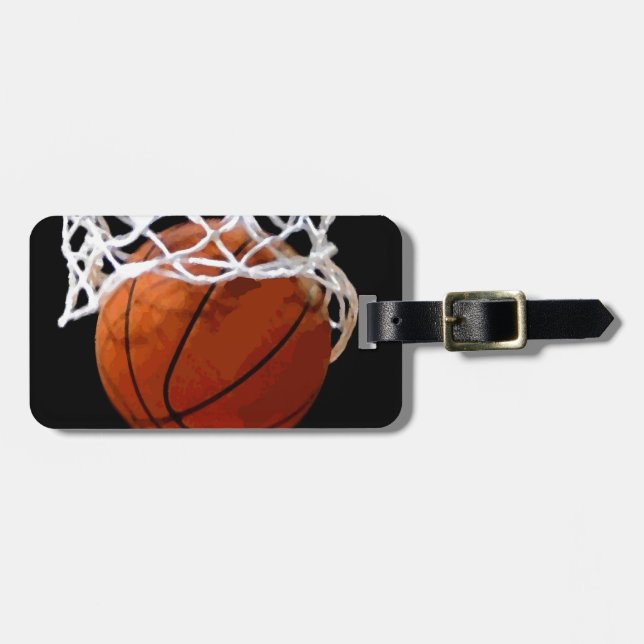 Basketball Luggage Tag - Bag Tag (Front Horizontal)