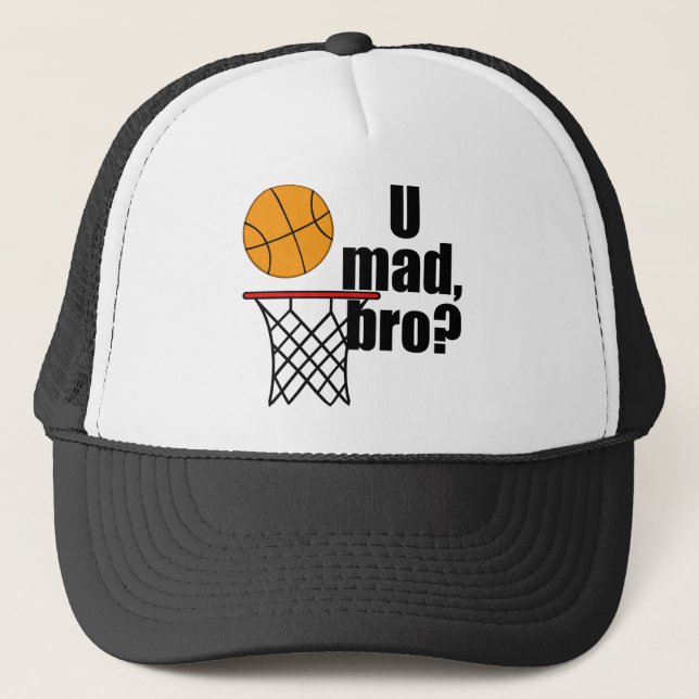 Basketball Madness Trucker Hat (Front)