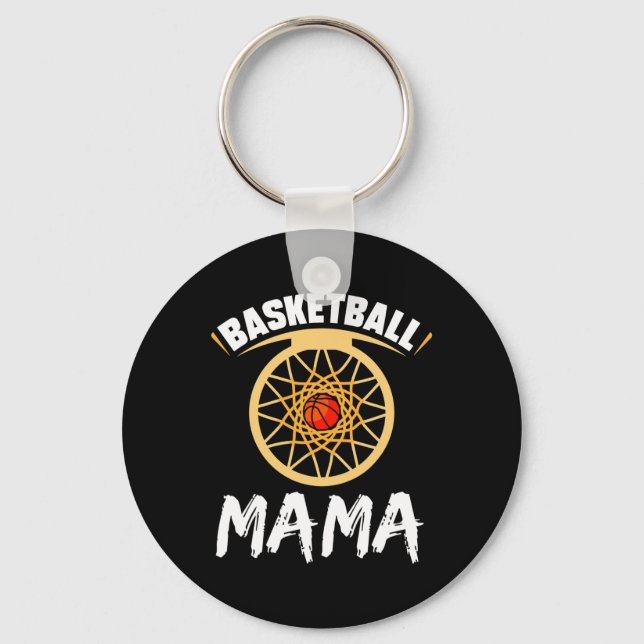 Basketball Mama Hob Key Ring (Front)