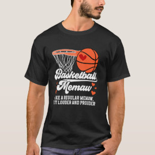 Basketball Memaw Of A Basketball Player Memaw Defi T-Shirt
