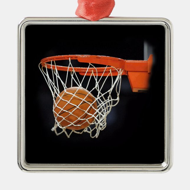Basketball Metal Ornament (Front)