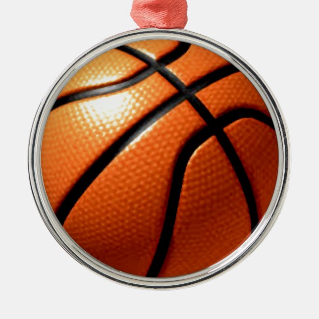 Basketball Metal Ornament (Front)