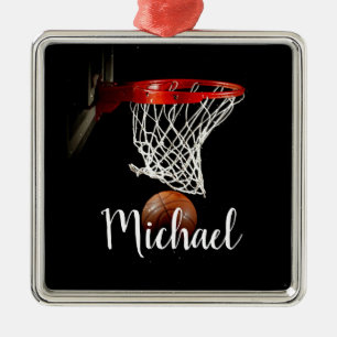 Basketball Metal Ornament
