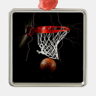 Basketball Metal Ornament