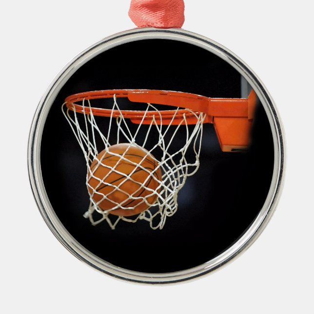 Basketball Metal Ornament (Front)