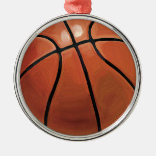 Basketball Metal Tree Decoration