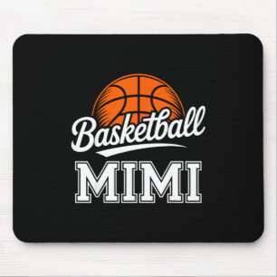 Basketball Mimi Grandma Sports Fans Mouse Pad