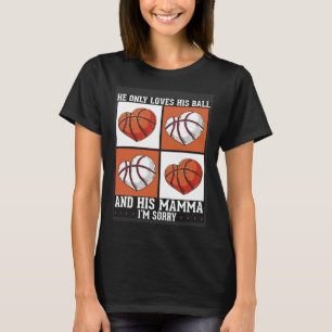 Basketball Mom Mothers Day Motherhood Basketball   T-Shirt