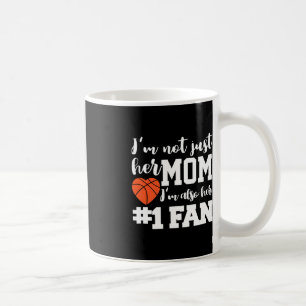 Basketball Mom Number One Fan Basketball Mothers J Coffee Mug