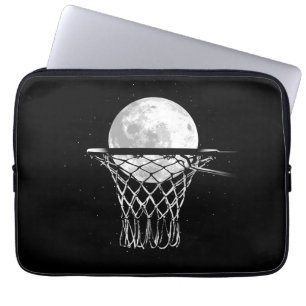 Basketball Moon Laptop Sleeve