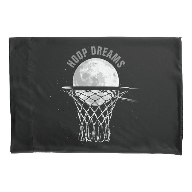 Basketball Moon Pillowcase (Front)