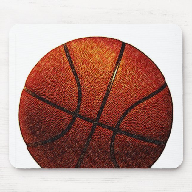 Basketball Mouse Pad (Front)