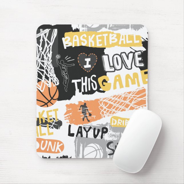 Basketball Mousepad (With Mouse)