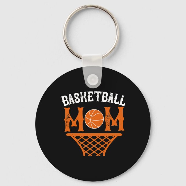Basketball Mum 2  Key Ring (Front)