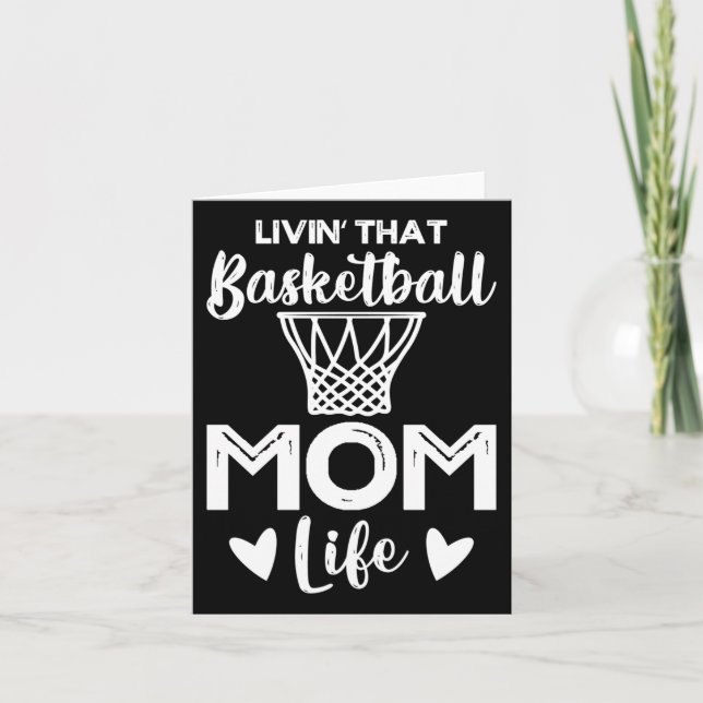 Basketball Mum 6  Card (Front)