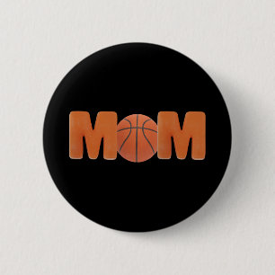 Basketball Mum 6 Cm Round Badge
