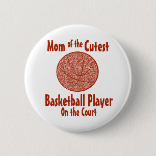 Basketball Mum 6 Cm Round Badge