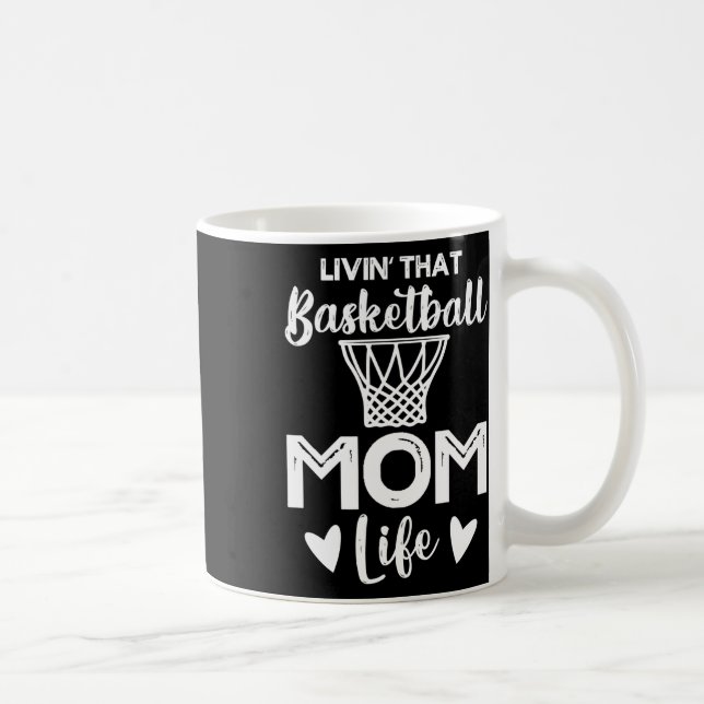 Basketball Mum 6  Coffee Mug (Right)