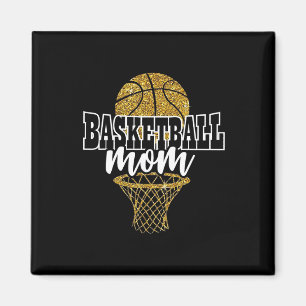 Basketball Mum Basket Hoop Magnet