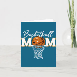 Basketball Mum Basketball Game Day Artwork Card