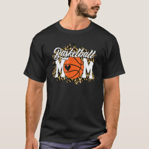 Basketball Mum Basketball Game Day Vibes Mothers D T-Shirt