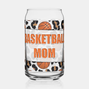 Basketball mum can glass