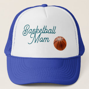Basketball Mum Cap Blue and White