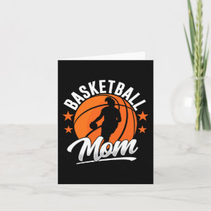 Basketball Mum Coach Match Player Team Mother Momm Card