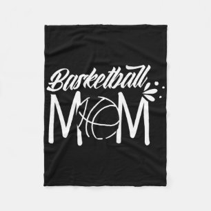 Basketball Mum Coach Team Player Match Mother Momm Fleece Blanket