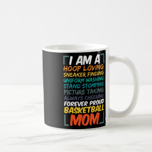Basketball Mum Coach Wife Fun Proud Team Player Mo Coffee Mug