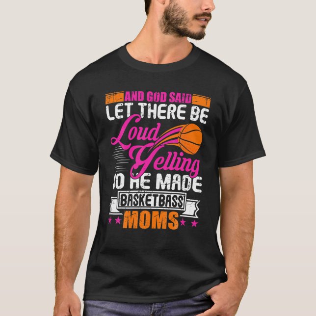 Basketball Mum Funny Basketball Moms Mother Gift T-Shirt (Front)
