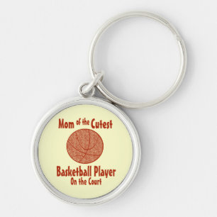 Basketball Mum Key Ring