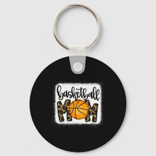 Basketball Mum Leopard Basketball Mama Key Ring